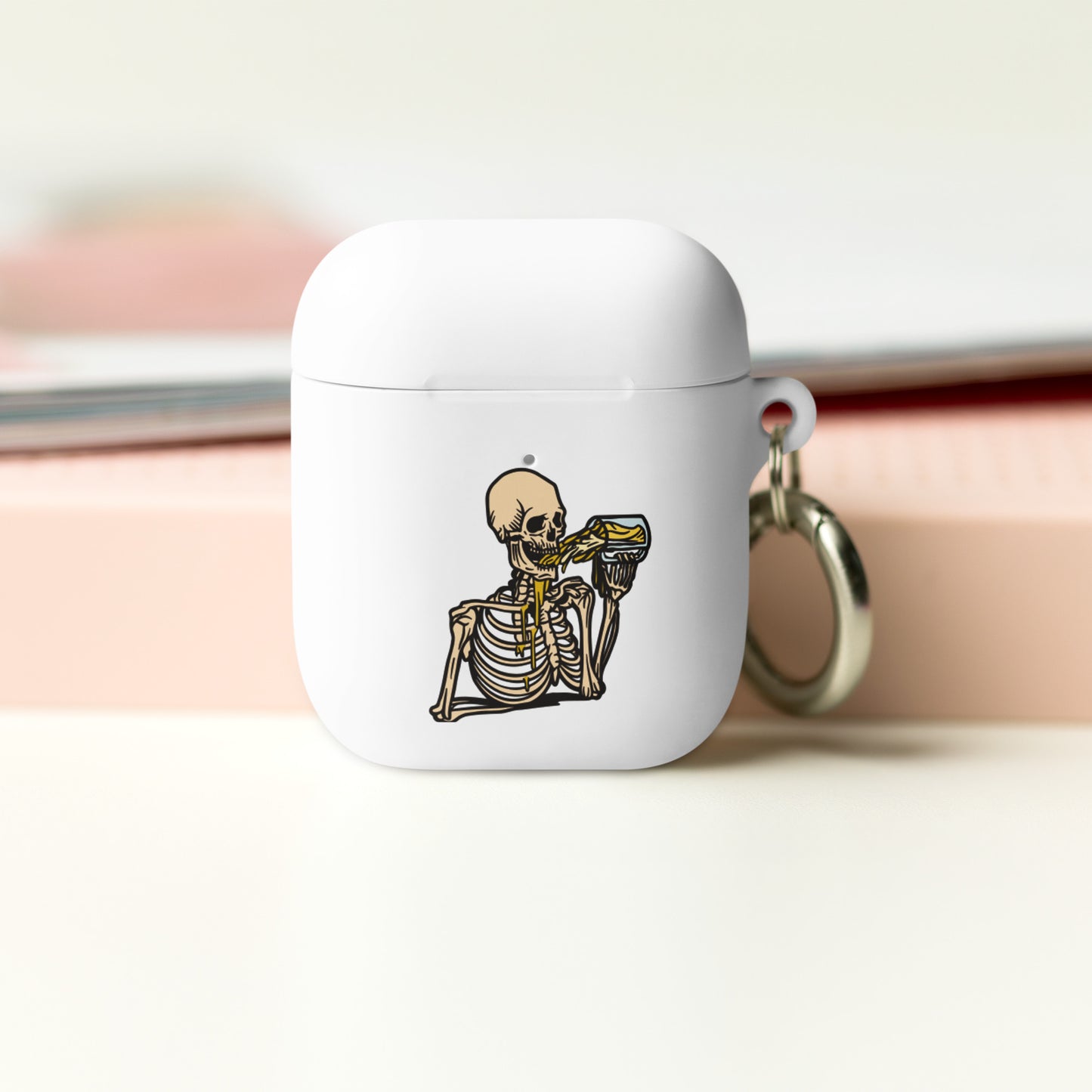 "Skeleton Drinking" Case for AirPods®