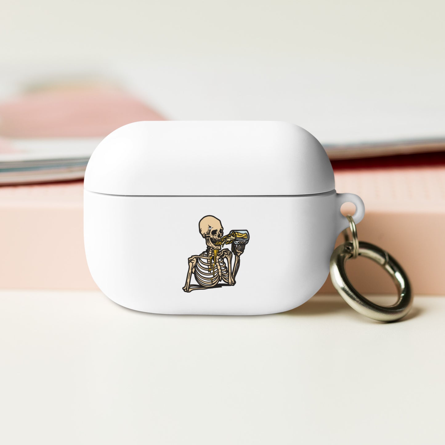 "Skeleton Drinking" Case for AirPods®